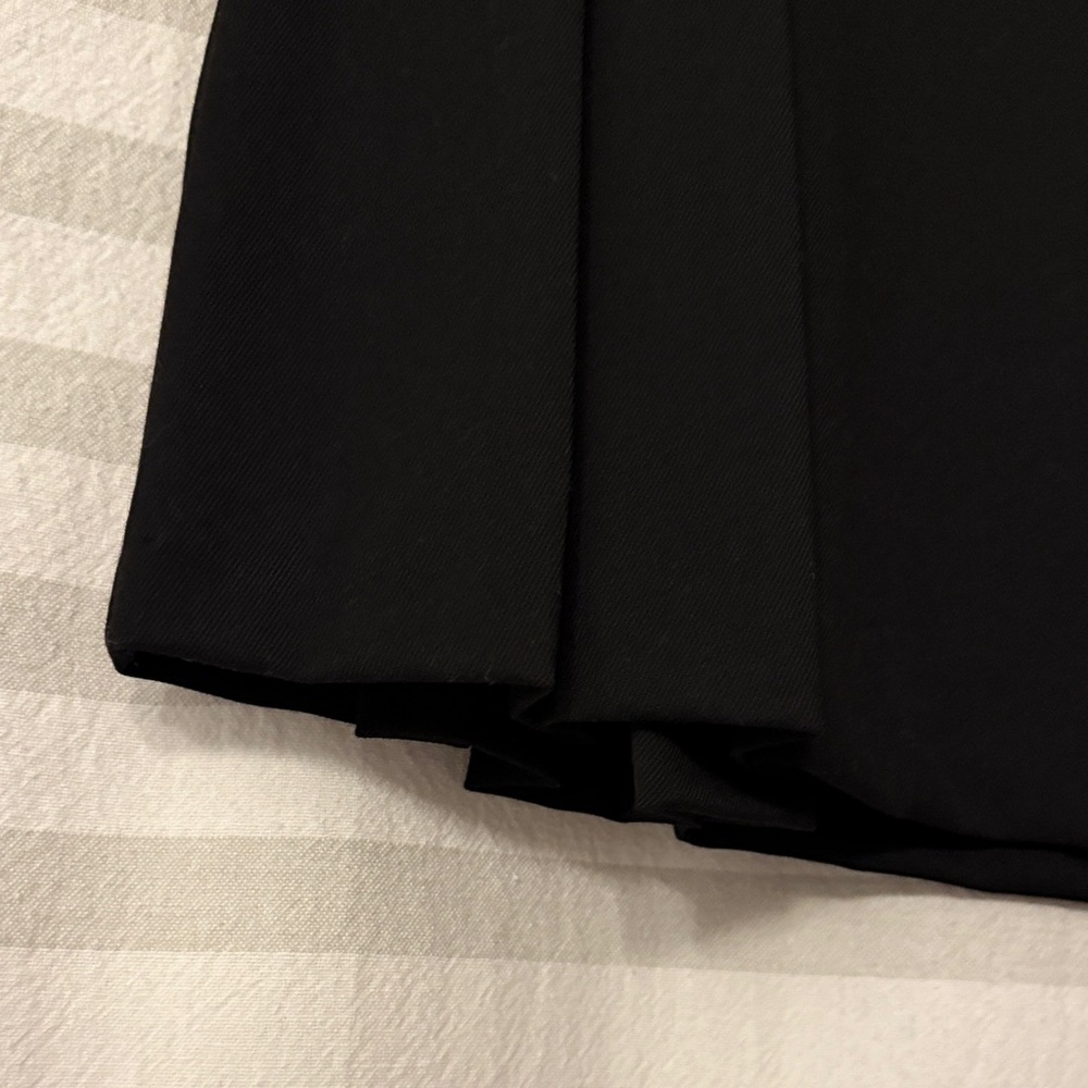 NWT Mango Black pleated mini Skirt, sz 0 - Picture 6 of 15